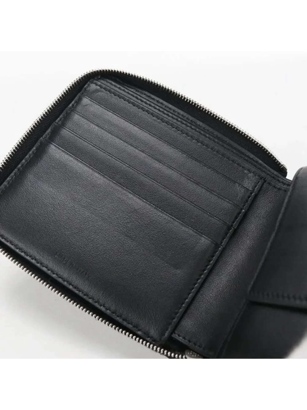 Celine Zip by Fold Zip Around Wallet Calf